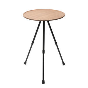 Table pliante ronde d'extérieur, table de camping portable réglable, design trépied en acier inoxydable, fabrication Zhejiang - Product Image 5