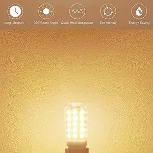 G9 LED-Lampe Tageslicht 3,5 W Halogenlampe 40W Äquivalent, Farbwechsel 3000K 6000K Mais birne für modernes Kronleuchter licht