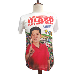 Philippines giá rẻ Cuộc Bầu Cử tùy chỉnh dryfit T-Shirt tùy chỉnh in t Áo sơ mi khuyến mãi Áo thun Đồng bằng màu trắng - Product Image 3