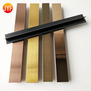 S04054 Nouveau Produit En Métal Brun Anti-empreintes Digitales En Acier Inoxydable Brossé Garniture <span class=keywords><strong>D</strong></span>'angle Pour Ascenseur - Product Image 2