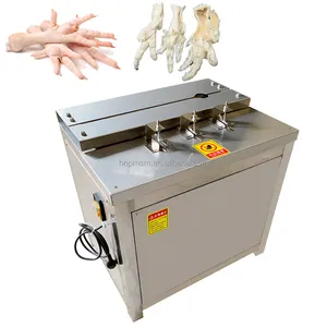 Hot Sale Braised Chicken Feet Boneless Processing Equipment High Efficiency Chicken Claw Cutter Deboner Machine