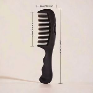 Peine de masaje anticaspa hueco portátil antiestático antienredos peine de separación cepillo de pelo para el cuidado de la salud - Product Image 4