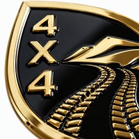 Autocollant d'emblème 3D en ABS gaufré personnalisé XGS, doré ou argenté, de luxe, pour voiture, camion, SUV, hayon, logo vertical auto-adhésif
