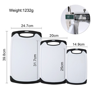 Juego <span class=keywords><strong>de</strong></span> 3 Tablas <span class=keywords><strong>de</strong></span> Cortar Multiusos Antideslizantes para <span class=keywords><strong>Cocina</strong></span>, Libres <span class=keywords><strong>de</strong></span> BPA, <span class=keywords><strong>de</strong></span> Plástico, con Asa - Product Image 3