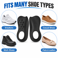 Semelles orthopédiques pour fasciite plantaire pour femmes et hommes, inserts de soutien de la voûte plantaire pour pieds plats, pour la douleur au talon, pour chaussures de marche et de travail