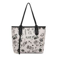 Sac fourre-tout de luxe en PU pour femme 2026, avec fermeture éclair, design durable et imperméable, tendance mode, usage quotidien