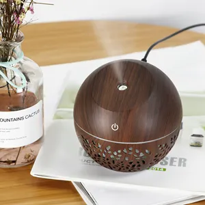 Factory price Portable USB Mini Aroma Essential Oil Diffuser Cool Mist Air Humidifier 7 Color LED Light For Home Bedroom Hotel