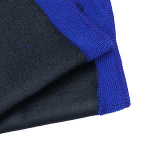 Chiffon de nettoyage en microfibre bleu et rouge pour lavage de voiture, élimination des taches, outils de nettoyage automobile - Product Image 4
