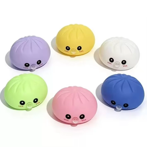 Kawaii Bubble Blowing Mood Dumpling <b>Squishy</b> Toy Blind Pack for Desktop Decoration - Product Image 1