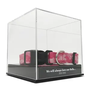 Clear Custom Size Plexiglass Box with Cam Lock Hinged Lid