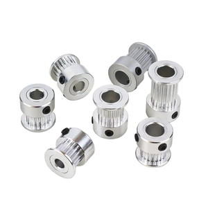 Polea de aluminio BulkMan3D GT2 de 20 dientes para correa dentada, con orificio de 4/5/6/6.35/8mm, para impresoras 3D y maquinaria de carpintería, alta calidad - Product Image 1
