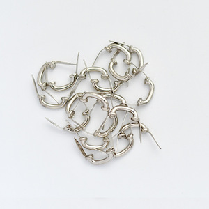 Mini tiradores de aleación de zinc en color oro y plata sin tornillos para cajas de madera, embalaje y cajones de joyería - Product Image 2