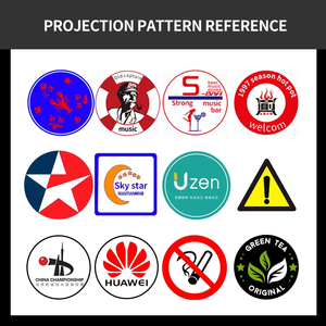 निः शुल्क कस्टम बहु-रंग नेतृत्व विज्ञापन रोशनी स्टील ग्लास गोबोस स्लाइड शादी औद्योगिक कॉर्पोरेट मनोरंजन रोशनी - Product Image 5