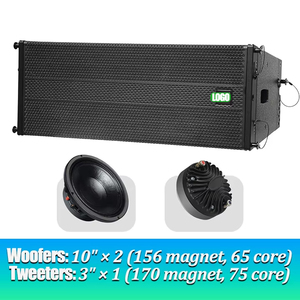 Système de sonorisation Line Array professionnel double 10 pouces GLS20 700W actif/passif pour concerts, scènes et événements DJ - Product Image 4
