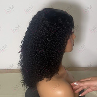 Pelucas vietnamitas SDD Double Drown cutícula alineada Raw Pixie Wave, pelucas de cabello humano transparente, pelucas delanteras de encaje Full HD sin pegamento