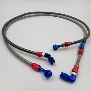 SAEJ1401 AN3 fil d'acier inoxydable tressé Flexible PTFE tuyau <span class=keywords><strong>de</strong></span> <span class=keywords><strong>frein</strong></span> hydraulique avec raccord <span class=keywords><strong>Banjo</strong></span> - Product Image 2