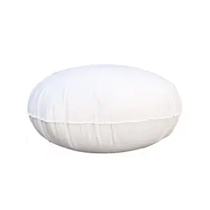 Уличная портативная Подушка с наполнителем, 100% промытая круглая перьевая подушка с белым утиным пером