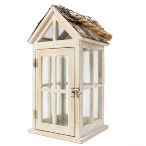 Vintage Reusable Indoor and Outdoor Decorative <strong>Wooden</strong> <strong>Lantern</strong> Vintage <strong>Lantern</strong> <strong>Wooden</strong> <strong>Lantern</strong> - Product Image 1