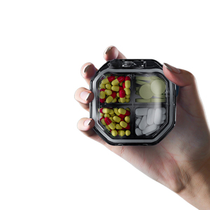 Promotion Small Pill Box Custom Plastic Portable Travel Cute Small Pill Box for Advertising