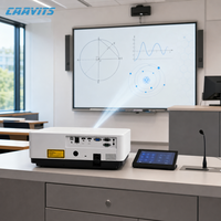 Projecteur laser à courte focale CAAVITS 0.68-0.82 7300 Lumens WUXGA 1920x1200 3LCD Installation professionnelle pour l'éducation Proyector