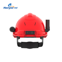 Helm Keselamatan Konstruksi Tipe Lingkaran Bersertifikasi CE dengan Logo Kustom RD-D6, Kamera, GPS, Smart Slotted, Material ABS, dan Wifi 4G