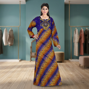 Robe longue sans manches style marocain pour femme, coupe ample, en coton respirant, tenue musulmane traditionnelle d'été, grandes tailles, best-seller - Product Image 2