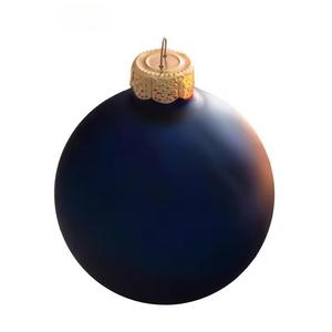 Luxury High Quality 6cm 8cm 10cm 12cm Colorful Christmas Glass Balls Hanging Plain Colored <strong>Baubles</strong> Christmas Glass Ball Ornament - Product Image 3