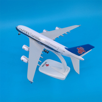 Modèle d'avion Airbus A380 de China Southern Airlines de 18 cm, échelle 1:400, en alliage de zinc, pour collection du Nouvel An