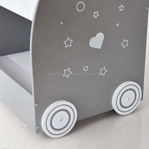 Meubles pour enfants, bibliothèque en bois avec roulettes pour un déplacement facile, pour l'étude des enfants - Product Image 6