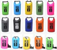 Tas Kering Lipat Portabel Ocean Pack Anti Air 5L/10L/20L/30L Roll Top PVC untuk Kegiatan Luar Ruangan, Camping, Hiking, Berperahu, Semua Musim