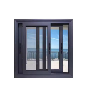 Fenêtres coulissantes en aluminium de haute qualité à <span class=keywords><strong>double</strong></span> <span class=keywords><strong>vitrage</strong></span> avec aimants modernes Cadre en aluminium Design moderne - Product Image 2