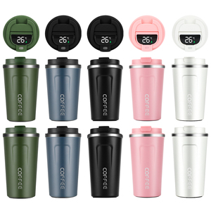 Vente flash Nouvelle tasse à café intelligente avec affichage de la température LED, design moderne, en acier inoxydable 304 pour bouteille d'eau - Product Image 3