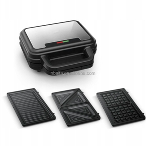 Aifa 6 5 4 3 en 1 dot CAT animal Shell Parrilla sándwich eléctrica Waffle Maker Temporizador Termostato Bélgica Máquina para hacer gofres profundos - Product Image 2