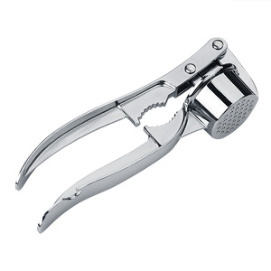 Stainless Steel Garlic Press Manual Mincer Kitchen <b>Tool</b> Durable Hand Wash Only - Product Image 5