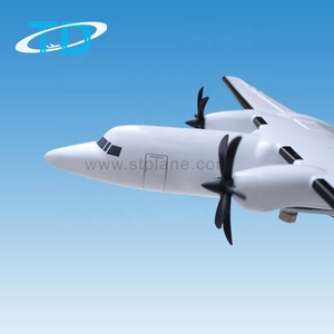 Modelo Coleccionable de Avión Tongde <span class=keywords><strong>Fokker</strong></span> <span class=keywords><strong>50</strong></span>, Escala 1:100, 24 cm, Resina, Acabado Brillante, Diseño Personalizable - Product Image 3