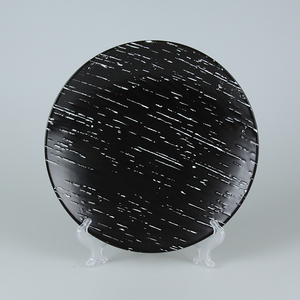 Modern Ceramic Catering <b>Plates</b> 10.75 Inch Pasta Dessert Porcelain Dishes High Quality Matte Black Dinner <b>Plates</b> for Restaurant - Product Image 6