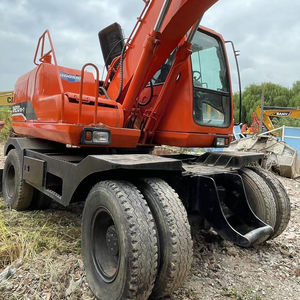 Excavadora de ruedas usada, maquinaria de movimiento de tierras, DOOSAN, a la venta, de segunda mano - Product Image 1