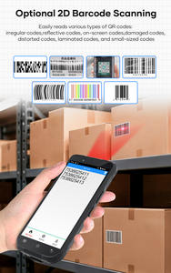 UNIWA M600, Teléfono Resistente Industrial con Pantalla Táctil de 6 Pulgadas, PDA Android con Correa de Mano - Product Image 5