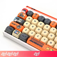 Clavier mécanique personnalisé avec des touches ZZZ Bangboo en PBT, profil KOA, sublimation par teinture, 133 touches, style anime mignon
