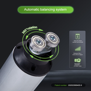 Persiana Enrollable ZSTARR Motorizada Eléctrica Horizontal <span class=keywords><strong>Antimosquitos</strong></span>, Resistente al Viento, de Tela, para Exteriores, Patio, Balcón, con Cierre Lateral - Product Image 6