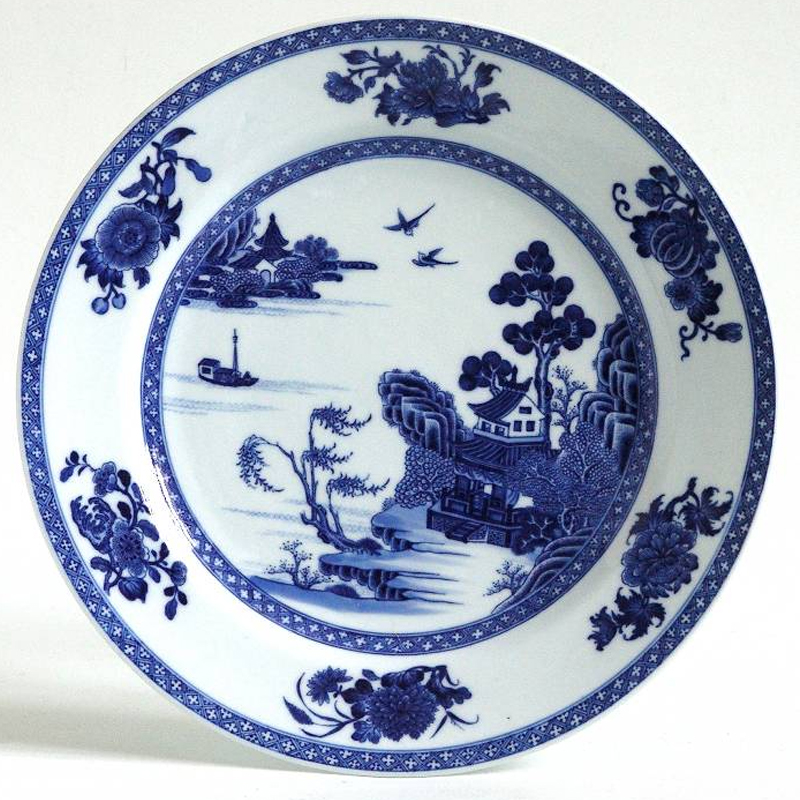 中国　プレート お皿 中国のセラミック白と青の皿アンティーク中国プレートディナー
