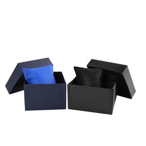 Boîte de montre carrée de luxe personnalisée, en carton, pour <span class=keywords><strong>couple</strong></span>, coffret d'emballage de montre avec oreiller, vente en gros, pièces - Product Image 2