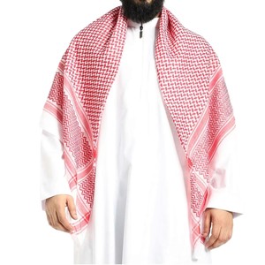 Customized 55inch Palestinian Non-woven Digital Printed Polyester Islamic Unisex Arab Ethnic Headscarf - Product Image 1