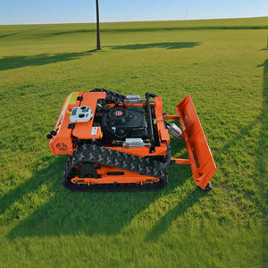 Haute qualité personnalisé 4 temps moteur hydraulique bras robuste fléau en caoutchouc piste tondeuse à gazon Robot - Product Image 3