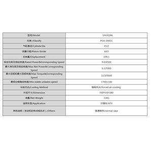 Motor de motocicleta PGO 200CC 1P65QML máquina de marcha atrás de motor para <span class=keywords><strong>Honda</strong></span> - Product Image 4