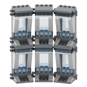 MOC1050 Iron Hero Hall of Armory Showcases DIY Building Blocks Creative Action Figures Visualizer Assemble Bricks Toys for Kids - Product Image 1