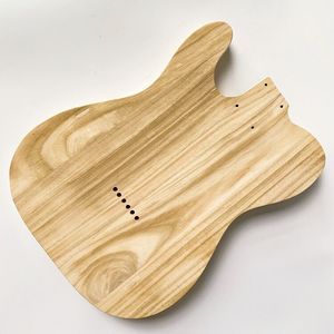 Cuerpo de guitarra de madera maciza de Paulownia personalizado sin acabar para kits de bricolaje - Product Image 5