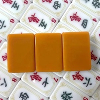 Juego de Mahjong Americano Ginger Gold, 160 Fichas Acrílicas, Mah Jongg Jumbo de 36 mm con Letras Grandes, Juego Completo Personalizado OEM al por Mayor