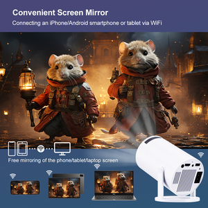 Muzze hy300 Pro Android 13 Dual Wifi 2 + 8 GB Ngoài trời 4k giá rẻ Mini TV chiếu rạp hát tại nhà Video Máy chiếu di động năm mới - Product Image 3