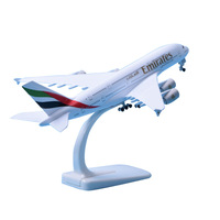 Usine directement vendre 1:400 échelle 20cm métal moulé sous pression avion modèle réduit avion Airbus a380 Emirates modèle d'avion